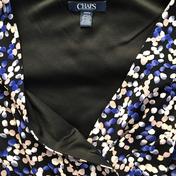 EUC Chaps Swing Dress • Size M • Flutter Sleeves and Fun print! - Picture 6 of 9